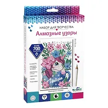 Набор для творчества Origami. Алмазные узоры «Единорог в чашке», 10 х 15 см