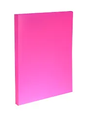 Папка-скоросшиватель "Neon" розовая, пластик, Erich Krause