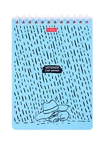 Блокнот А6 40л кл. "Cool Animals" карт.обл., гребень, ассорти