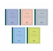 Тетрадь в клетку Listoff, Simple design, 80 листов, в ассортименте
