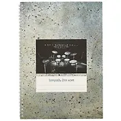 Тетрадь для нот Перископ, "Серый фон (барабаны)", А4, 12 листов