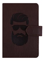 Визитница 24 карточки, "Beard" иск. кожа, In Folio