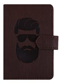 Визитница 24 карточки, "Beard" иск. кожа, In Folio