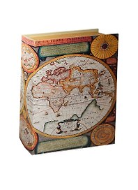 Сувенир, Шкатулка-книга Карта мира (30*23,5*7,3)