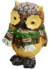 Фигурка Сова в шарфе (6,5см)