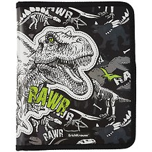 Папка для тетрадей «Dinosaur Park» А5+, на молнии с трёх сторон, Erich Krause
