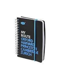 Записная книжка «My Route» А6, 80 листов в клетку, спираль, Stila