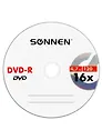 Диск DVD-R 4,7Gb 16x, бум.конверт, SONNEN
