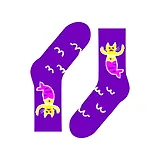 Дизайнерские носки St.Friday, размер 34-37, фиолетовый