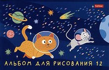 Альбом для рисования «Космическое приключение» Hatber А5, 12 листов, в ассортименте