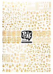 Слайдеры для ногтей А5 (Золото), фольга