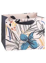 Пакет А5 18*23*10 "Flower for you" горизонт., жен., бум.мат.ламинат 