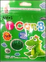 Пластилин мелкозернистый (зеленый) (50гр) (23747) (ICB50GR) (4+)