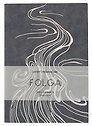 Книга для записей А5 80л кл. "FOLGA. 1" иск.кожа, тиснение серебр.фольгой, ляссе