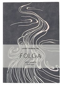 Книга для записей А5 80л кл. "FOLGA. 1" иск.кожа, тиснение серебр.фольгой, ляссе