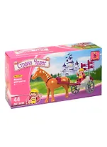 Конструктор пластмас. Страна Чудес Повозка-Двуколка (24202) (44дет.) (AUSINI) (коробка)