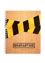 Тетрадь в клетку Unnika, "Осторожно, тетрадь!", 96 листов, в ассортименте