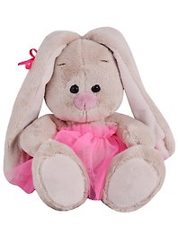 Мягкая игрушка Зайка Ми в ярко-розовой юбочке фонарик (15 см) (SidX-234)