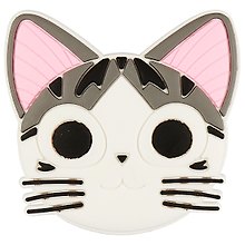 Точилка «Кот», 1 отверстие, пластик, резиновая форма