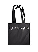 Сумка-шоппер. Friends (черная, 38х42см, длина ручек 58 см) - 1
