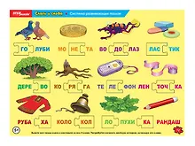 Пазл «Слоги и слова» средние, Step Puzzle