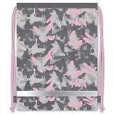 Мешочек для обуви БАБОЧКИ 48x36см, полиэстер, светоотражающая лента, шнурок