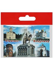 Магнит Владимир Памятник Крестителям (металл) (02-66K)