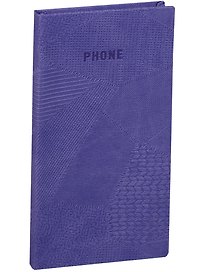 Алфавитная книга А6 80 листов "BAZAR" фиолетовая
