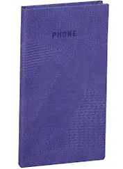 Алфавитная книга А6 80 листов "BAZAR" фиолетовая