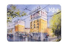 Магнит картон Здания Восьмиэтажек (Уфа) (МК/191/003)
