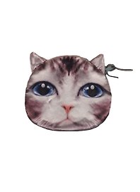 Кошелек мягкий Кот большие глаза (11х10) (306764)