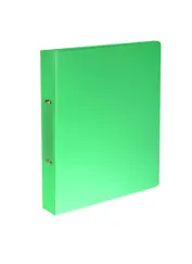 Папка 2кольца А4 24мм "Neon" зеленая, пластик, Erich Krause