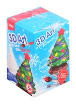 Набор для творчества LORI 3D Art. Игрушка-раскраска Нарядная ёлочка Ир-020