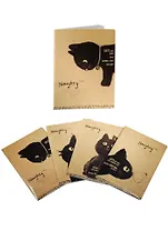 Тетрадь в линейку Naughty cat, B5, 34 листа, в ассортименте