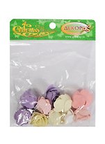 Декор Розочки ассорти средние (00009703) (10шт) (d=3см) (упаковка)