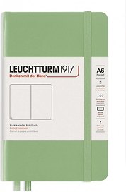 Записная книжка «Classic» А6, 93 листов в точку, шалфей, Leuchtturm1917