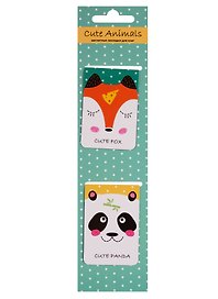 Магнитные закладки «Cute animals», мятные, 2 штуки