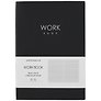 Книга для записей В5 60л лин. "Work book. No 1" иск.кожа, инт.переплет, тиснение фольгой, инд.уп.