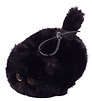 Брелок Котик черный с глазками (иск.мех) (14см) (12-09602026-L8)