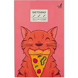 Скетчбук А5 40л "Awww!" белый офсет, 100г/м2, склейка