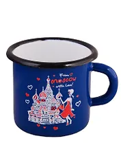 Кружка From Moscow with love. ХВБ (мет.синяя эмаль) (09006-19D-B)