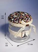 Шкатулка  Прованс Баночка (11х11х12) (222-059)