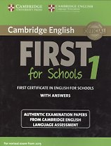 Cambridge English First 1 for Schools without Answers (м) (англ. яз.) (черный)