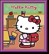 Набор для творчества, Shipper Arts&Crafts Создание картин "Hello Kitty в школе", 20х25 см