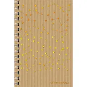 Скетчбук А5, 80л.Созвездия 7Б крафт - бумага, внутр.блок слоновая кость 100гр/м2,на гребне