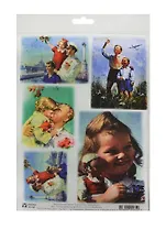 Декупажная карта Советские открытки (S-034) (упаковка)