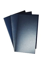 Набор открыток двойных перламутровых Глубокий синий (card2-1156) (3шт) (упаковка)