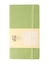 Планинг недат. 64л "Joy Book" чай матча, карманный, иск.кожа 7Б, скругл.углы, тонир.блок, резинка, офсет, ляссе