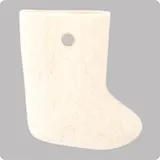 Магнит - подставка для ручек "Валенок" (белый) (войлок) (10см) (12813)