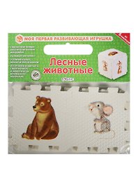 Кубик «Лесные животные», Робинс